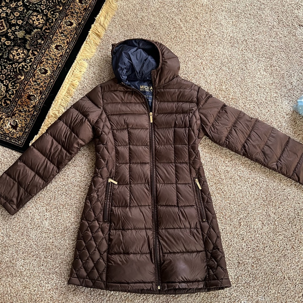 Brown Michael Kors Down Winter Jacket - image 1